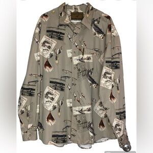 2X Fisherman Bass Fishing Lures Cotton Sports Fall Button Do…